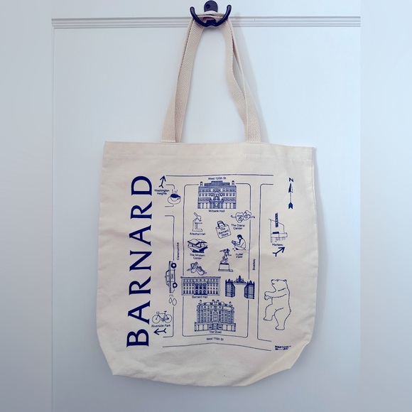 Maptote Handbags - Barnard College Canvas Maptote Market Tote Bag